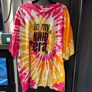 Gildan Adult 3XL Tie-Dye Shirt - Pink, Orange, Yellow